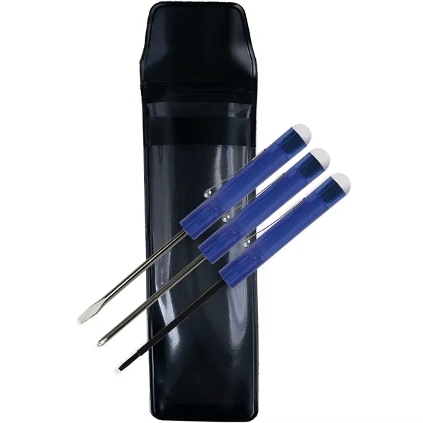 Translucent Blue color option for 3 Piece Pocket Tool Set