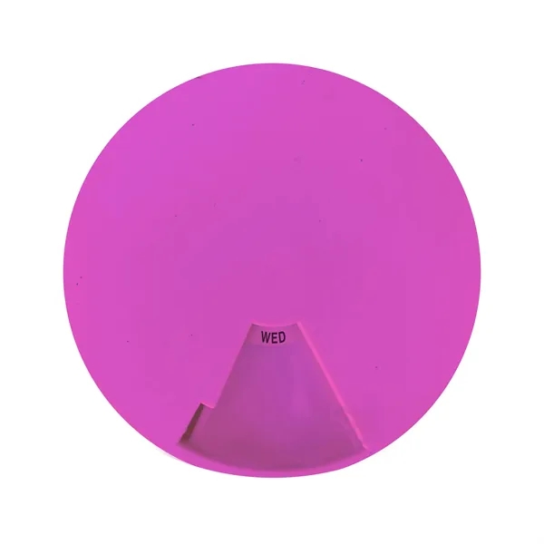 Pink color option for Medi Fey™ 7 Day Round Pill Box