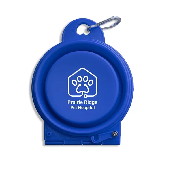 Blue color option for Top Tail Double Collapsible Pet Bowl