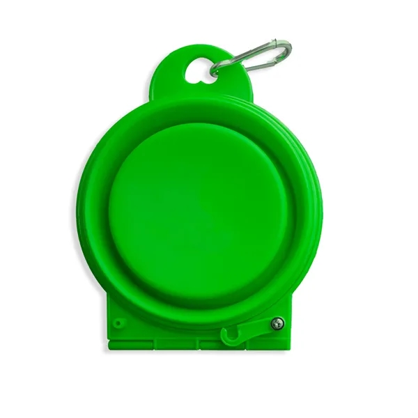 Lime Green color option for Top Tail Double Collapsible Pet Bowl
