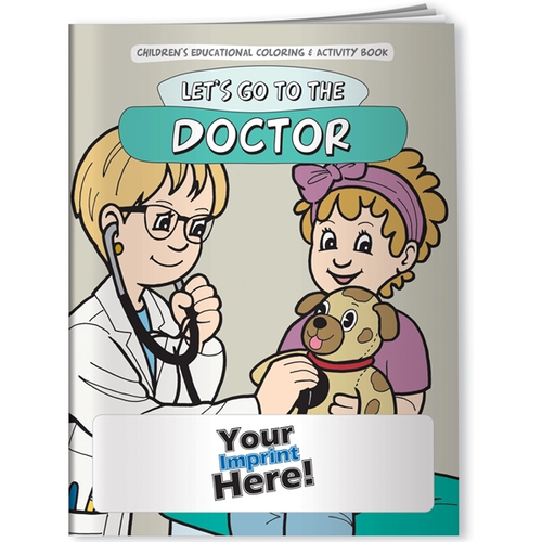 Main photo of Coloring Book   Let's Go To The Doctor