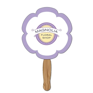 Photo of Hand Held Paper Fan   Flower 2