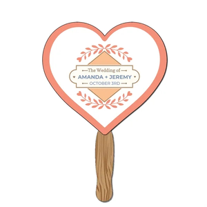 Photo of Hand Held Paper Fan   Heart