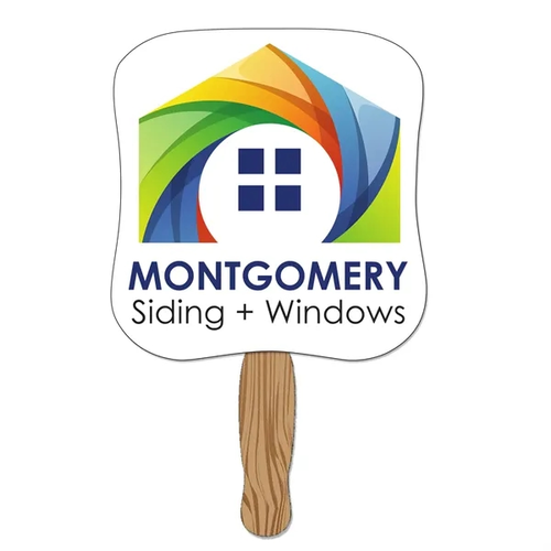 Main photo of Hand Held Paper Fan   Rectangle