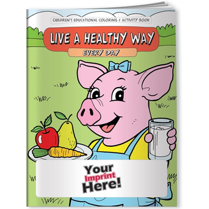 Photo of Coloring Book   Live A Healthy Way Every Day