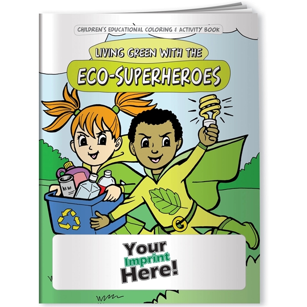 Multi color color option for Coloring Book   Living Green With Eco Superheroes