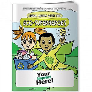 Photo of Coloring Book   Living Green With Eco Superheroes