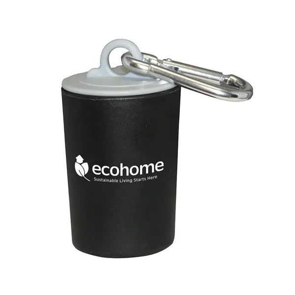 Black-Gray color option for Trash Can Pet Bag Dispenser   1 Color Imprint