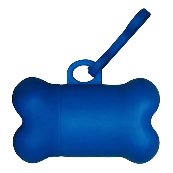 Royal Blue color option for Bone Shaped Pet Bag Dispenser   1 Color Imprint