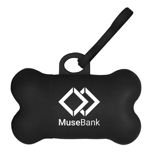 Photo of Bone Shaped Pet Bag Dispenser   1 Color Imprint