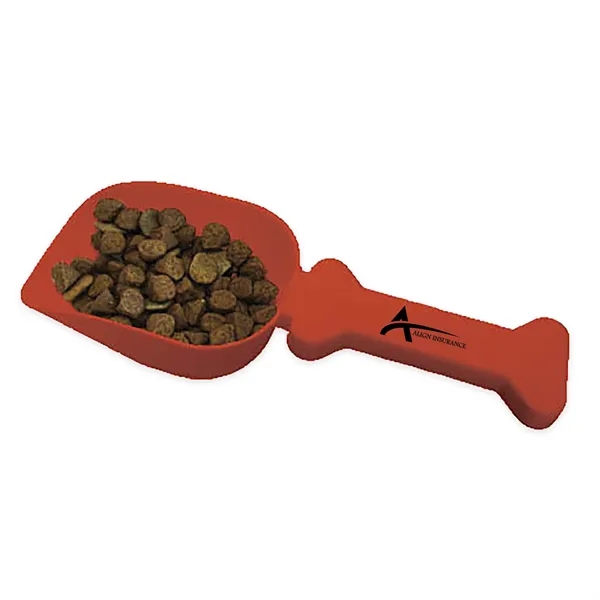 Red color option for Pet Food Scoop W/ Bone Shaped Handle