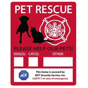 Photo of Emergency Rescue Window Decal