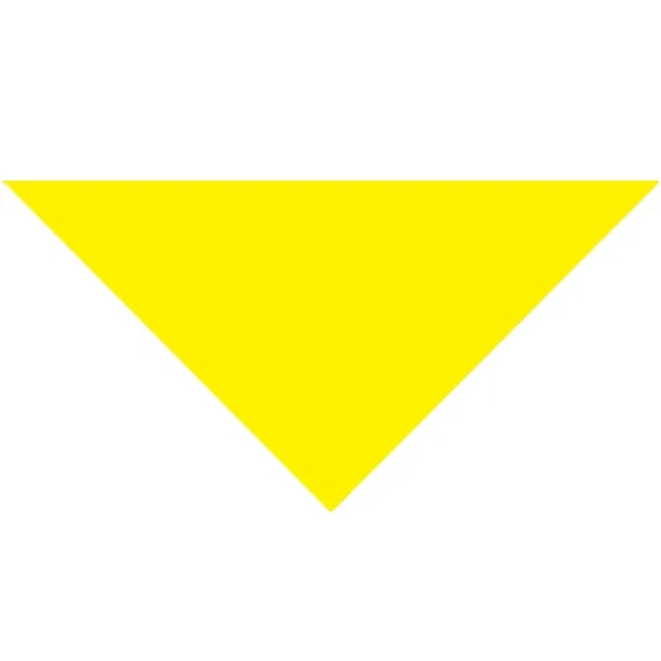 Bright Yellow color option for Cotton Collar Pet Bandana   Small