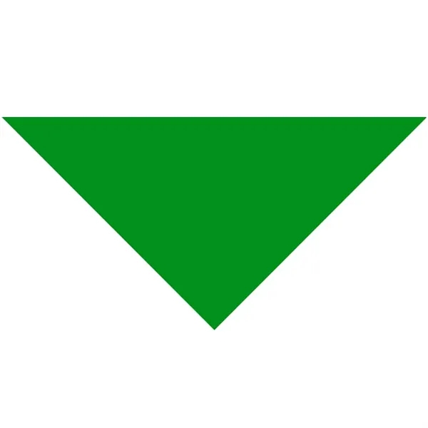 Kelly Green color option for Cotton Collar Pet Bandana   Small