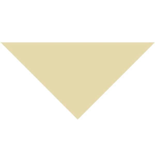 Natural color option for Cotton Collar Pet Bandana   Small