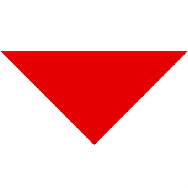 Red color option for Cotton Collar Pet Bandana   Small