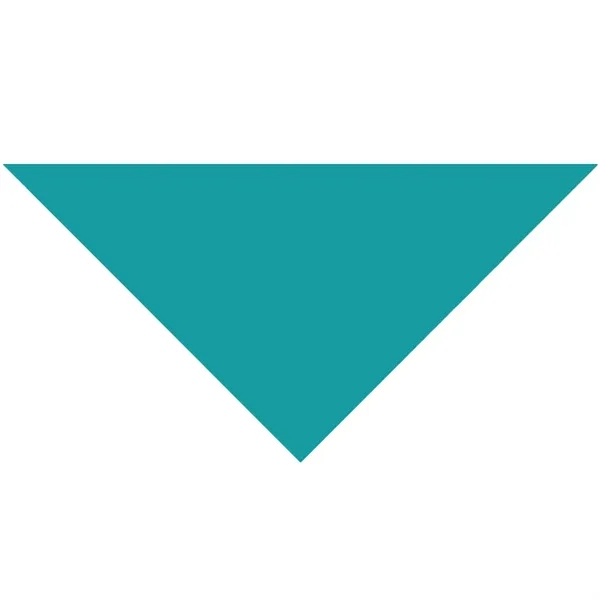 Turquoise color option for Cotton Collar Pet Bandana   Small