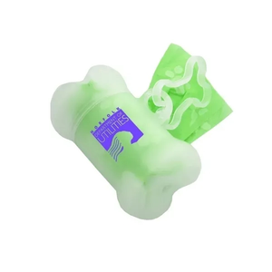 Photo of Clear Bone Shaped Pet Bag Dispenser   1 Color Imprint