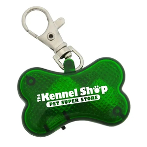 Photo of Bone Shaped Reflector Pet Tag W/ Strobe