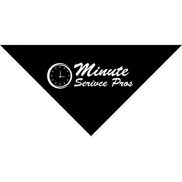 Black color option for Cotton Collar Pet Bandana   Large