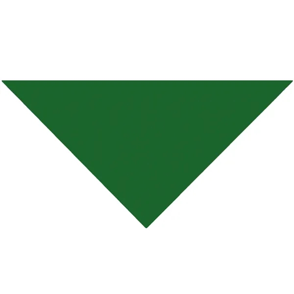 Forest Green color option for Cotton Collar Pet Bandana   Large