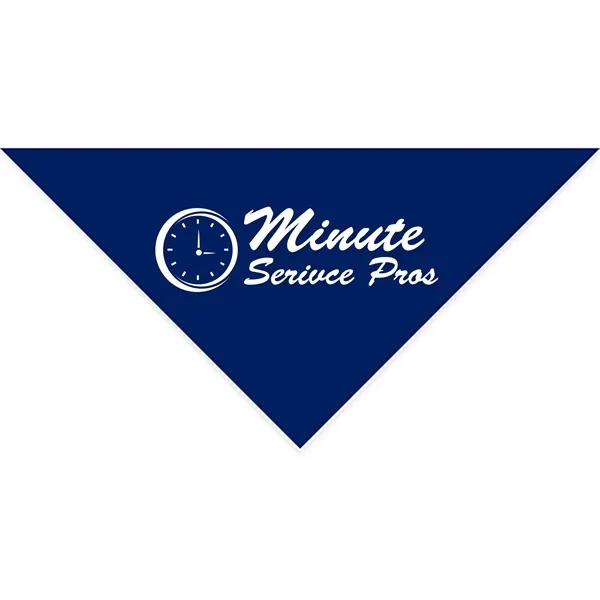 Navy color option for Cotton Collar Pet Bandana   Large
