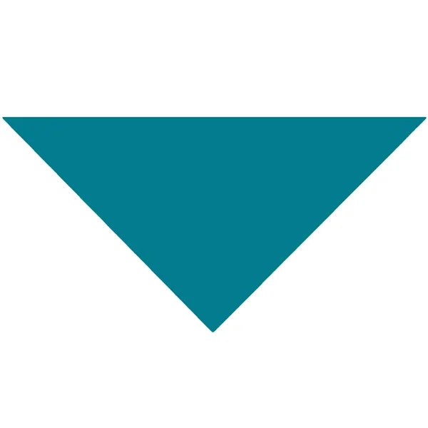 Teal color option for Cotton Collar Pet Bandana   Large