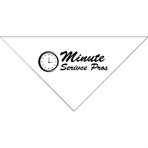 White color option for Cotton Collar Pet Bandana   Large