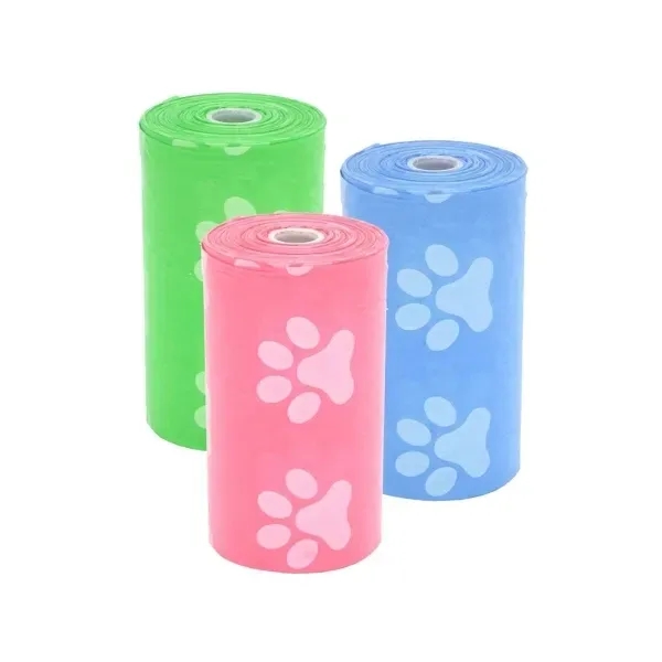 Clear-Pink color option for Clear Bone Shaped Pet Bag Dispenser   Full Color
