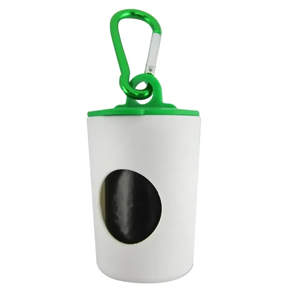White-Green color option for Trash Can Pet Bag Dispenser