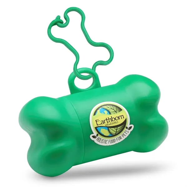 Kelly Green color option for Bone Shaped Pet Bag Dispenser