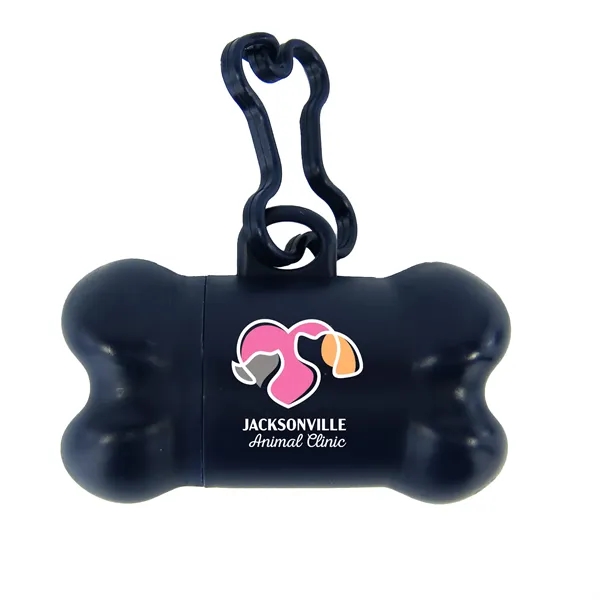 Navy Blue color option for Bone Shaped Pet Bag Dispenser