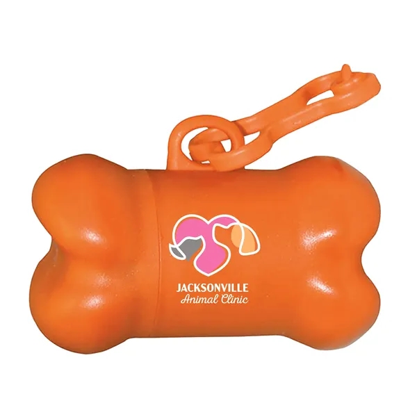 Orange color option for Bone Shaped Pet Bag Dispenser