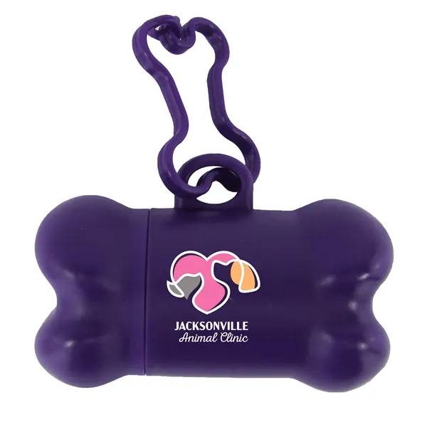 Purple color option for Bone Shaped Pet Bag Dispenser