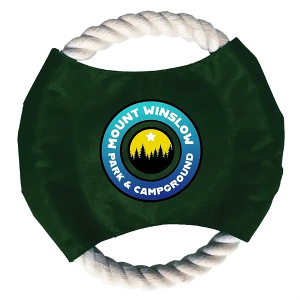 Forest Green color option for Top Tail Rope Disc   Full Color Imprint