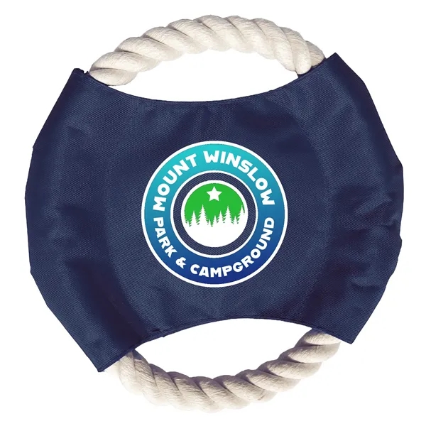 Navy Blue color option for Top Tail Rope Disc   Full Color Imprint