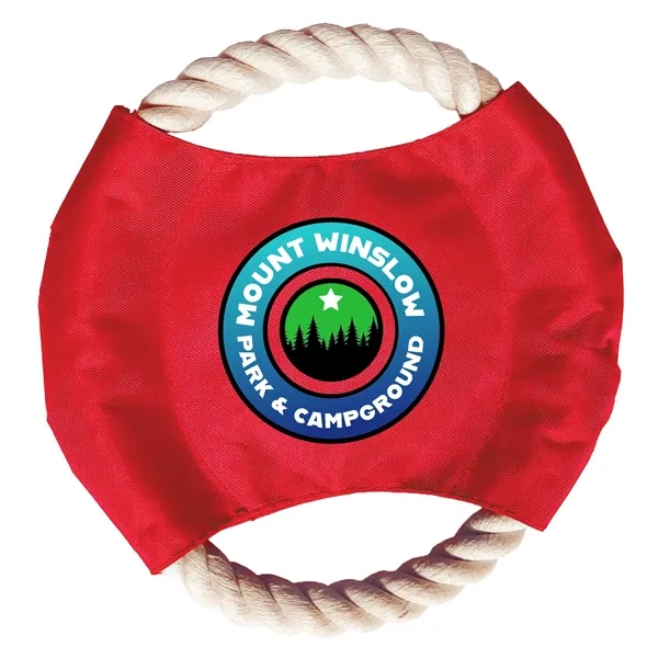 Red color option for Top Tail Rope Disc   Full Color Imprint