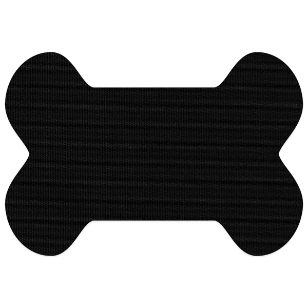 Black color option for Bone Shaped Vinyl Pet Mat