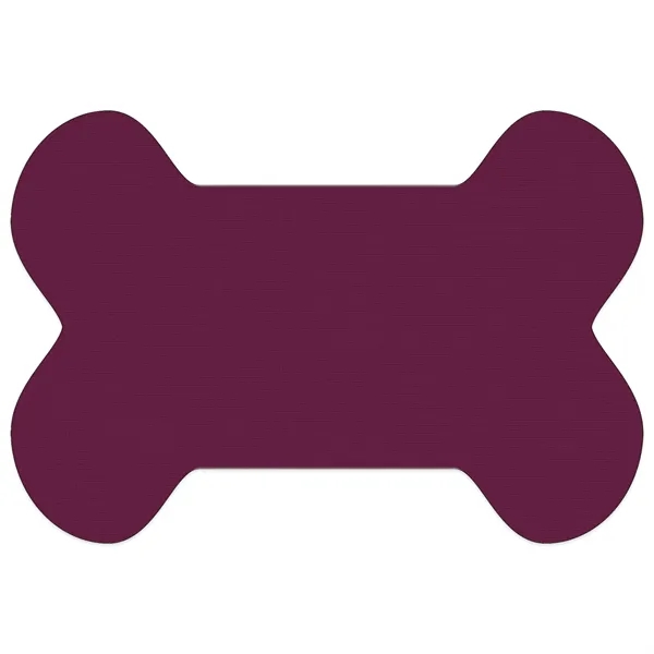 Burgundy color option for Bone Shaped Vinyl Pet Mat