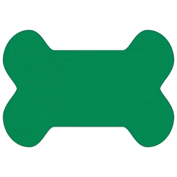 Green color option for Bone Shaped Vinyl Pet Mat