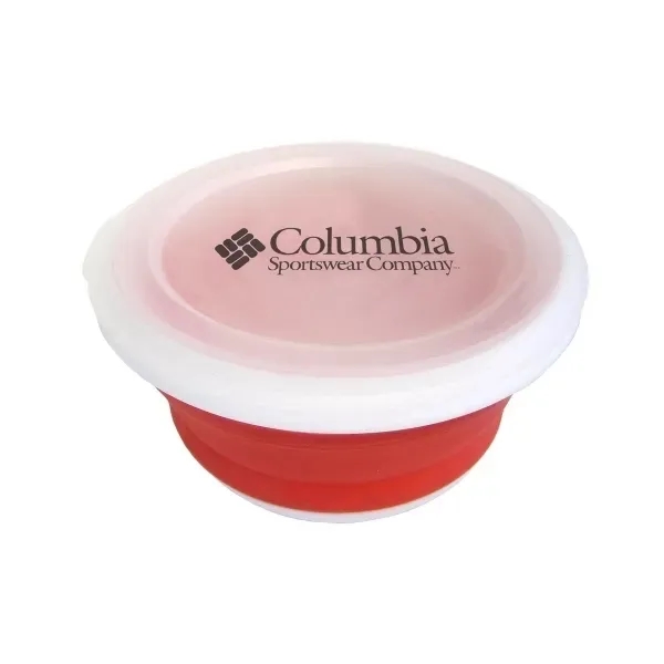 Red color option for Collapsible Bowl W/ Lid
