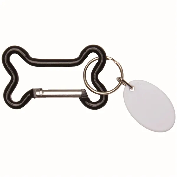 Black color option for Bone Shaped Carabiner Key Ring