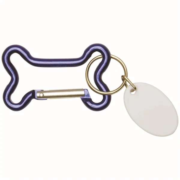 Blue color option for Bone Shaped Carabiner Key Ring