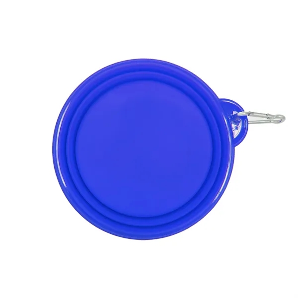 Blue color option for Top Tail Collapsible Pet Bowl   7"