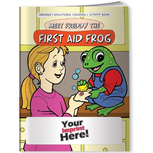 Multicolor color option for Coloring Book   Meet Freddy The First Aid Frog