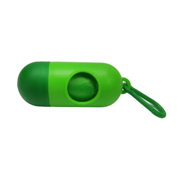Kelly Green color option for Two Toned Capsule Shaped Pet Bag Dispenser
