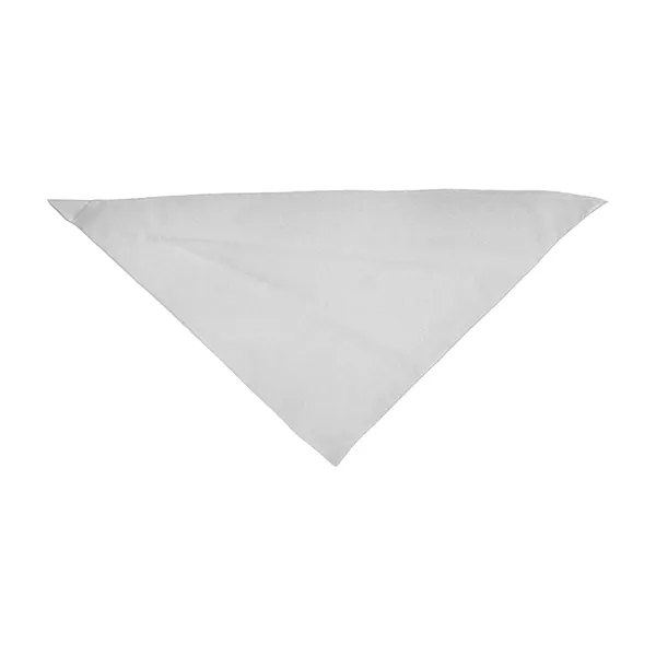 White color option for Small Triangle Pet Bandana W/ Screen Print