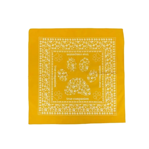 Photo of Solid Colored Bandana With Screen Print