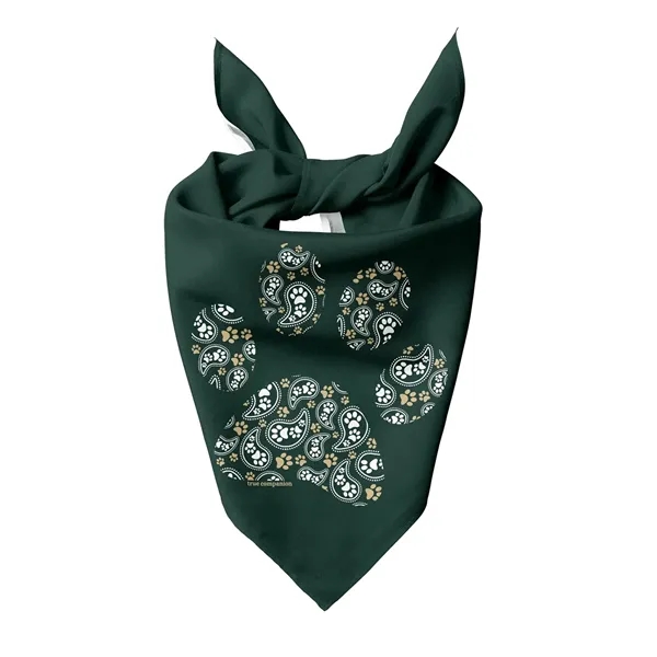 White color option for Large Full Color Sublimated Triangle Pet Bandana