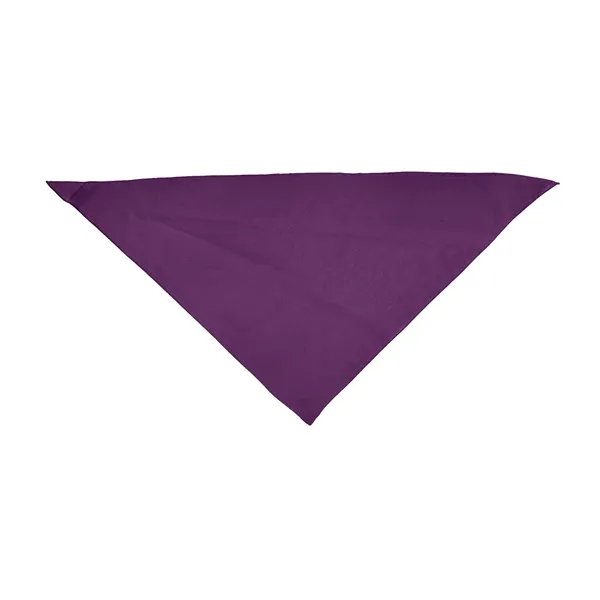 Purple color option for Large Triangle Pet Bandana W/ Screen Print